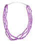 3-Strand Pink Fresh Water Pearl Twisted Bead Necklace JX121479